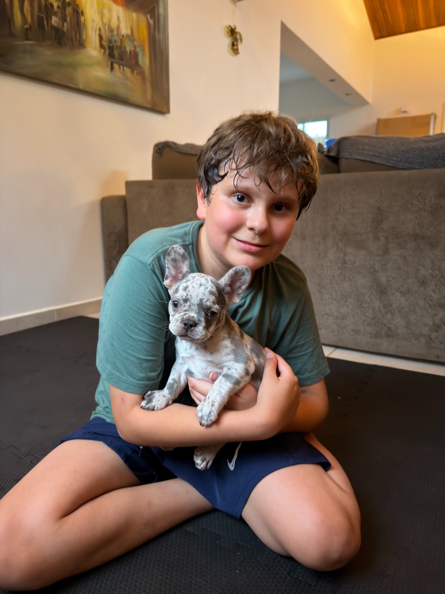 Mike Roberts, proud owner